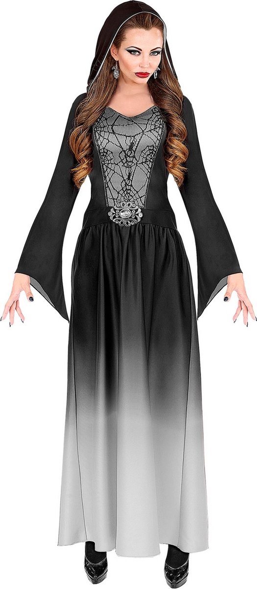 Gotisch Kostuum | Gotische Meesteres Van De Nacht | Vrouw | XS | Halloween | Verkleedkleding
